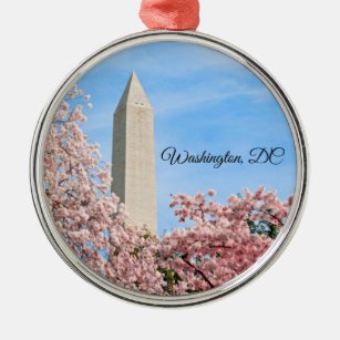 Washington Monument Metal Tree Decoration
