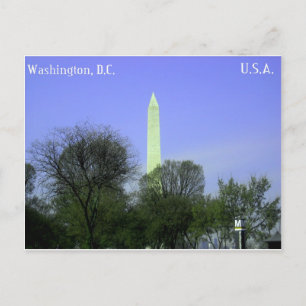 Washington Monument Postcard
