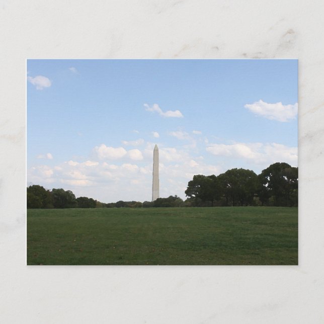 Washington Monument Postcard (Front)