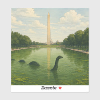 Washington Monument Reflecting Pool with Loch Ness