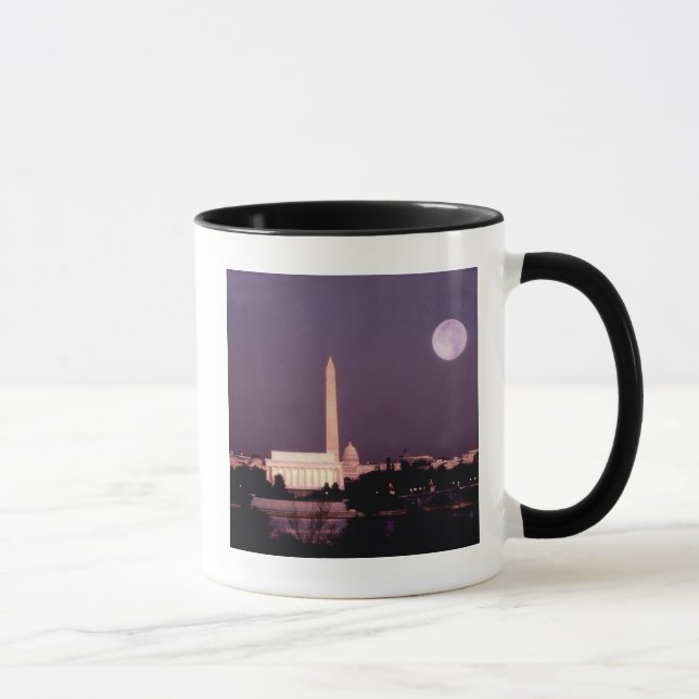 Washington Monument, the Capitol and Jefferson Mug (Right)