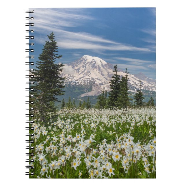 Washington, Mount Rainier National Park 1 Spiral Notebook (Front)