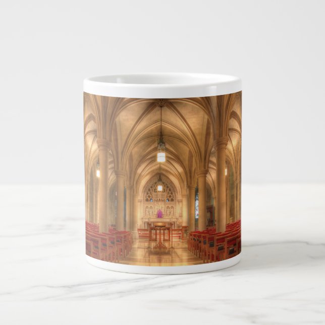 Washington National Cathedral Bethlehem Chapel Large Coffee Mug (Front)