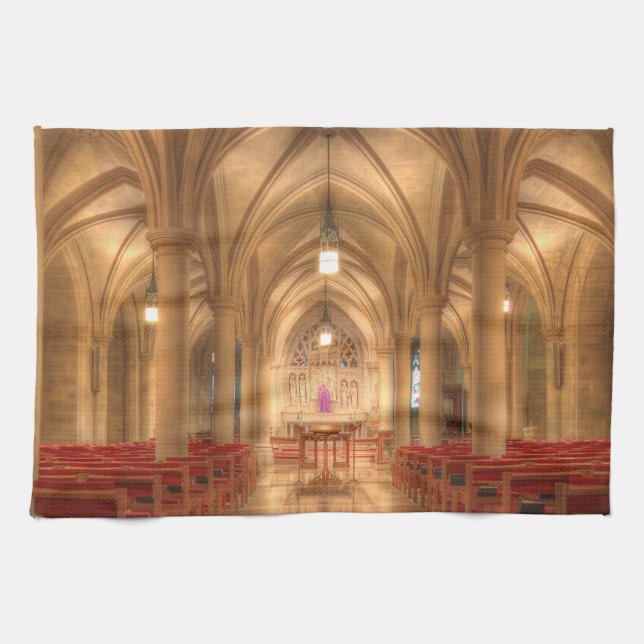 Washington National Cathedral Bethlehem Chapel Tea Towel (Horizontal)