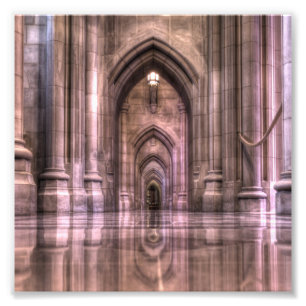 Washington National Cathedral Reflections Photo Print
