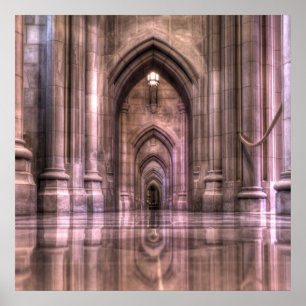 Washington National Cathedral Reflections Poster