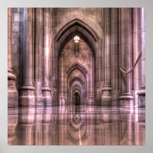 Washington National Cathedral Reflections Poster (Front)