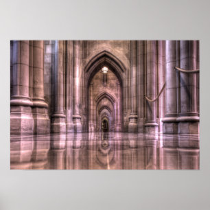 Washington National Cathedral Reflections Poster