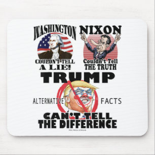 Washington Nixon Dump Trump Liar Mouse Pad