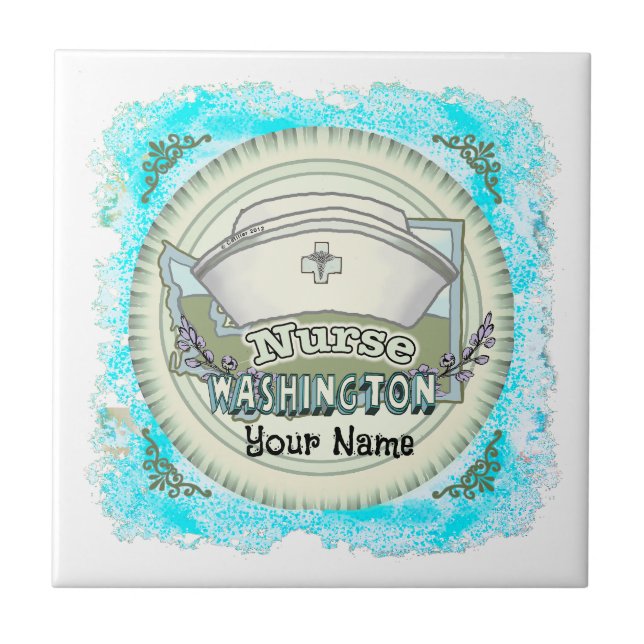Washington Nurse  Tile (Front)