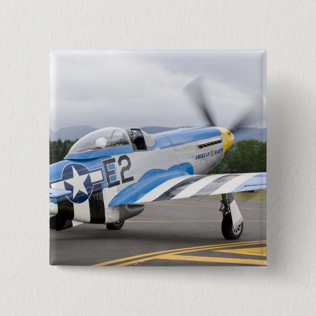 Washington, Olympia,  military airshow. 15 Cm Square Badge (Front)