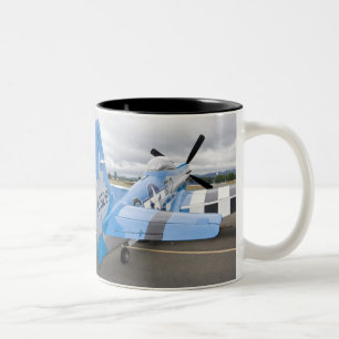 Washington, Olympia, military airshow. 3 Two-Tone Coffee Mug