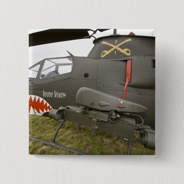 Washington, Olympia, military airshow. 8 15 Cm Square Badge (Front)