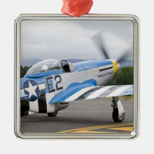Washington, Olympia, military airshow. Metal Tree Decoration
