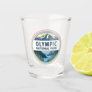Washington olympic national park shot glass