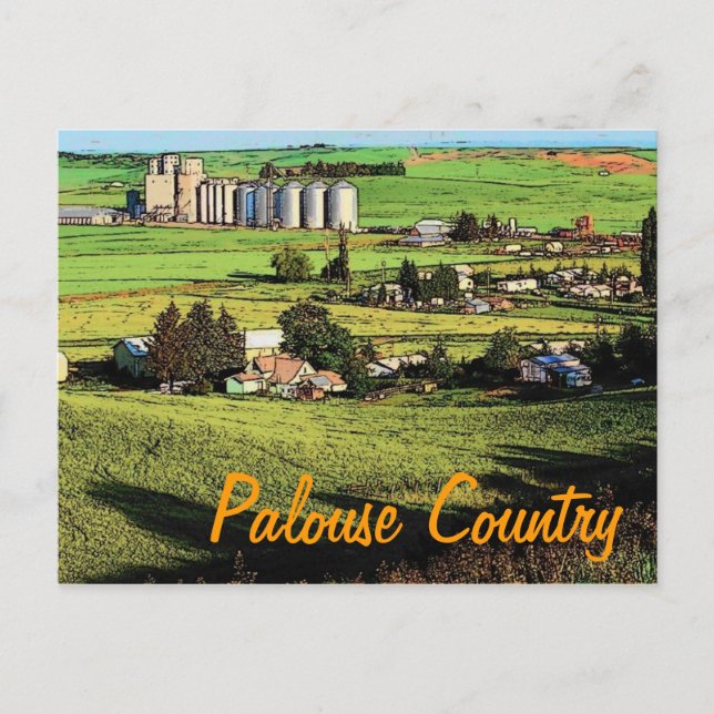 Washington Palouse Postcard (Front)