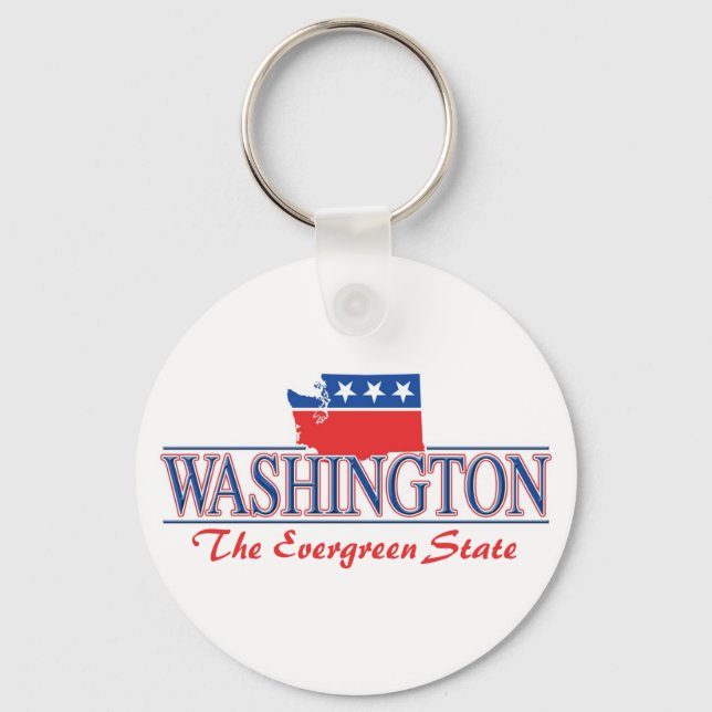 Washington Patriotic Keychain (Front)