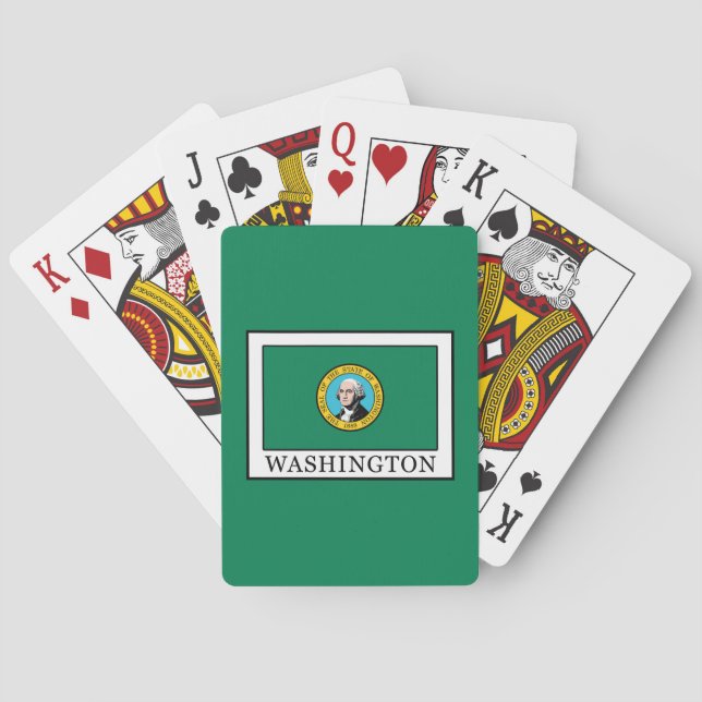 Washington Playing Cards (Back)