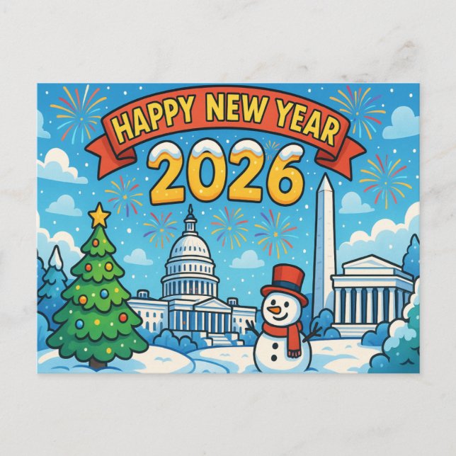 WASHINGTON Postcard (Front)
