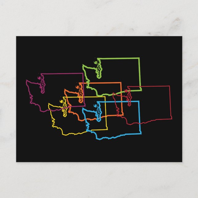 washington pride blur postcard (Front)