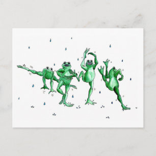 Washington Rain Dance Postcard