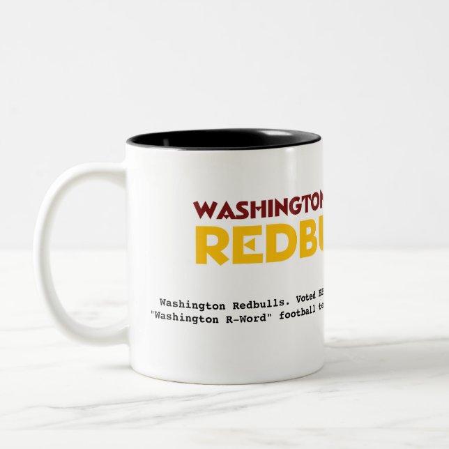 Washington Redbulls Coffee Cup (Left)