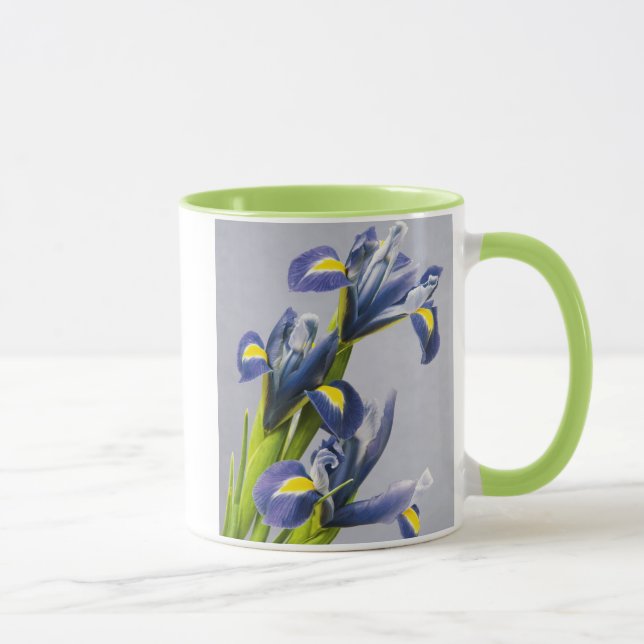 Washington, Redmond, Purple Irises Mug (Right)