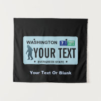 Washington Sasquatch License Plate