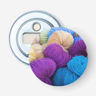 Washington, Seabeck. Balls of colourful yarn Bottle Opener
