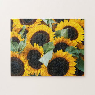 Washington, Seattle, Sunflower for sale pike Jigsaw Puzzle