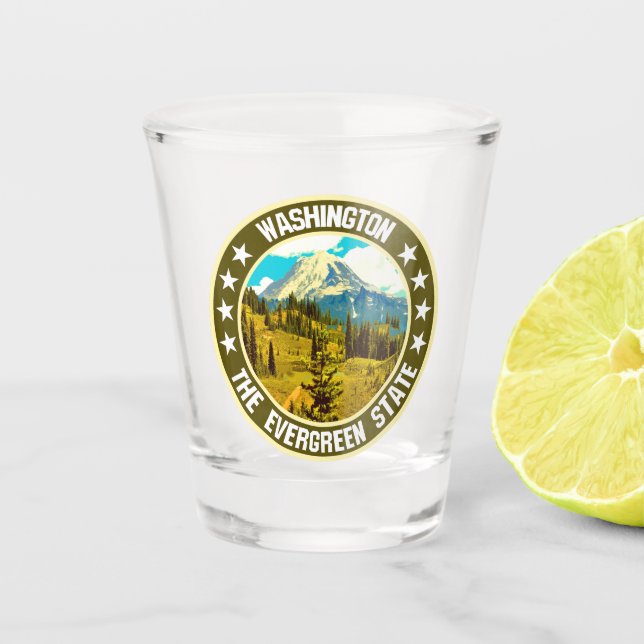 Washington                                         shot glass (Front)
