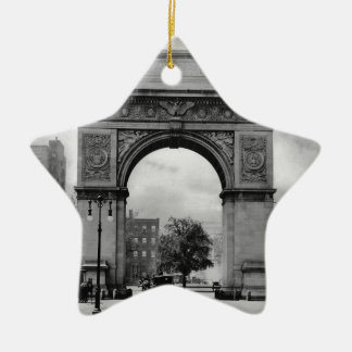 Washington Square Arch Ceramic Tree Decoration