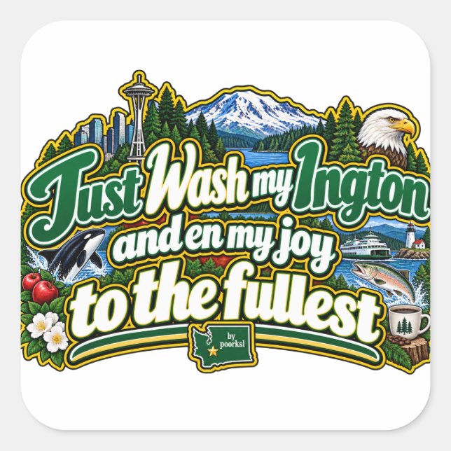 Washington square sticker (Front)