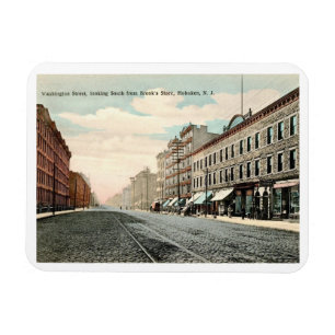 Washington St., Hoboken, New Jersey Vintage  Magnet