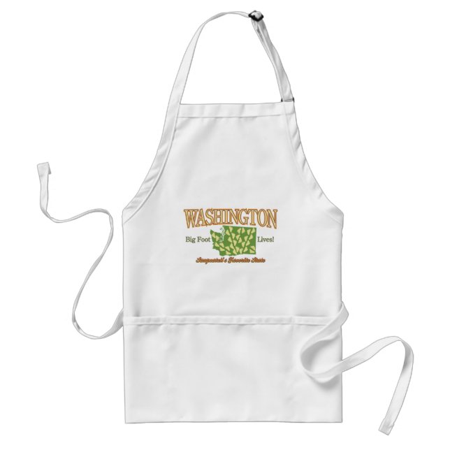 Washington State - Bigfoot Lives! Standard Apron (Front)