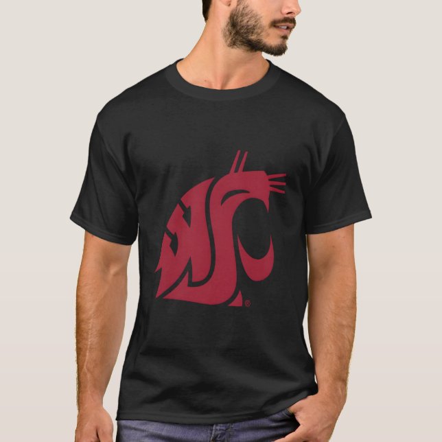 Washington State Cougars Icon Primary T-Shirt (Front)