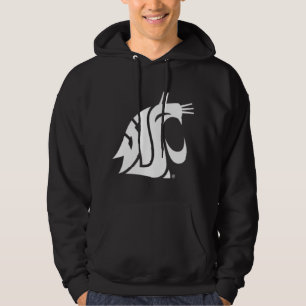 Washington State Cougars Left Chest Icon Logo Hoodie