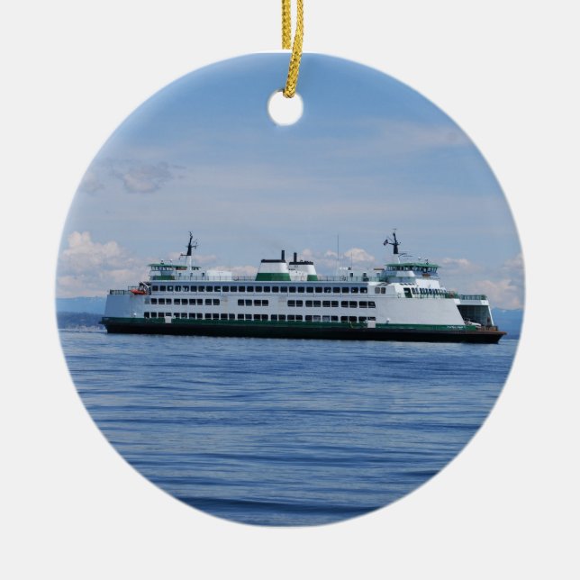Washington State Ferry Ornament (Front)