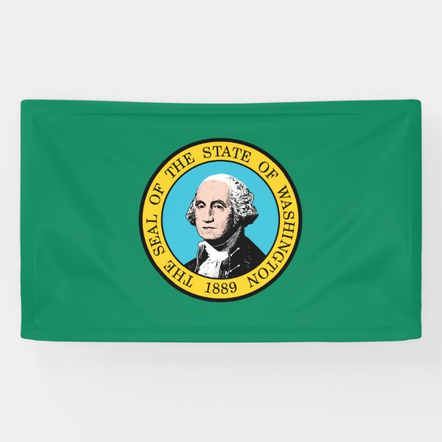 Washington State Flag Banner (Horizontal)