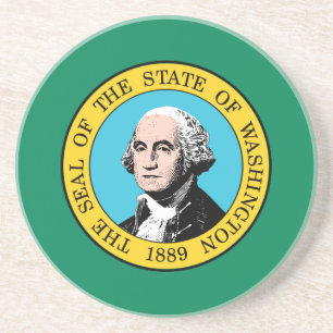 Washington State Flag Coaster