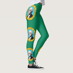 Washington State Flag Leggings