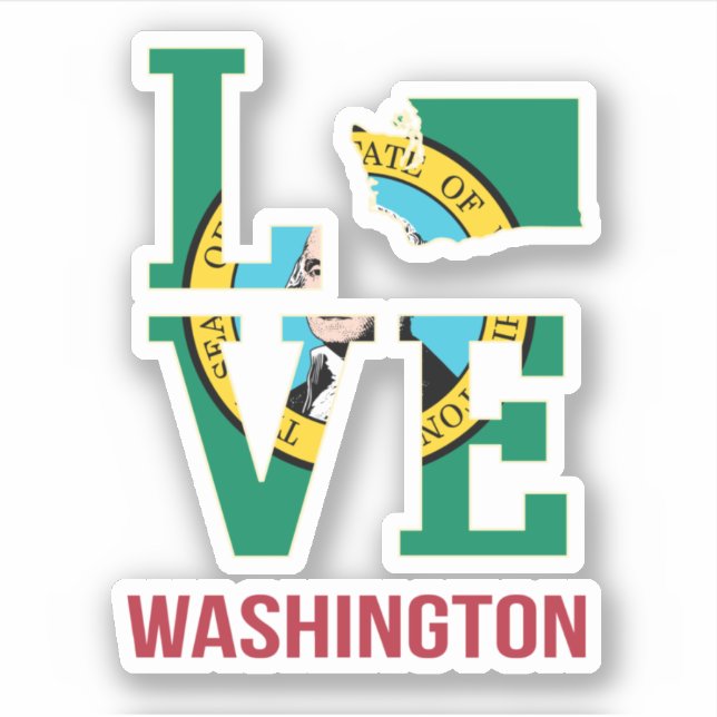 Washington State Flag Love (Front)