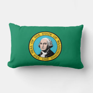 Washington State Flag Lumbar Cushion
