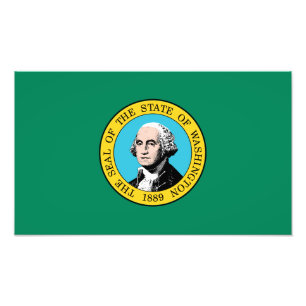 Washington State Flag Photo Print