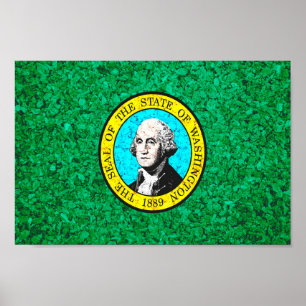Washington State Flag Poster