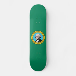 Washington State Flag Skateboard