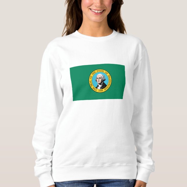 Washington State Flag Sweatshirt (Front)