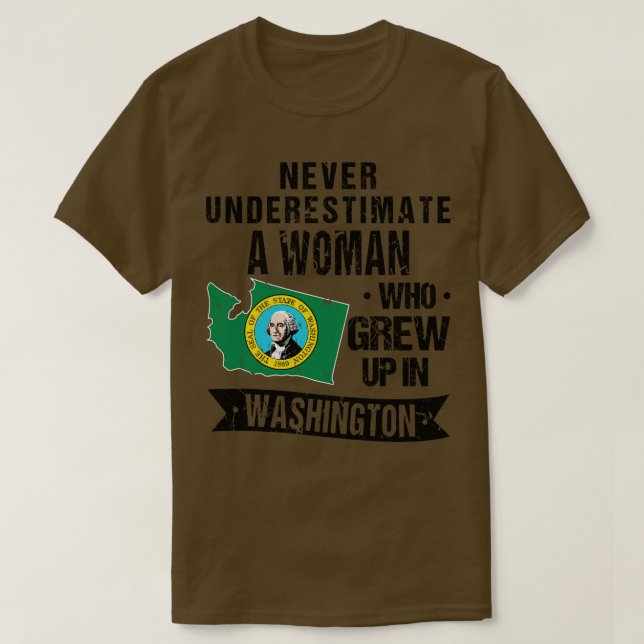 Washington State Flag T-Shirt (Design Front)
