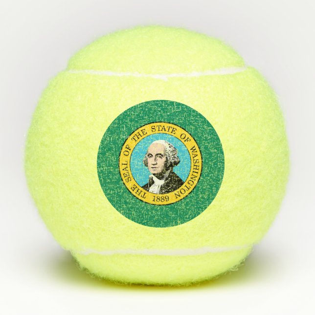 Washington State Flag Tennis Balls (Front)
