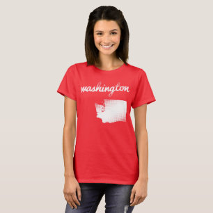 Washington State in white T-Shirt